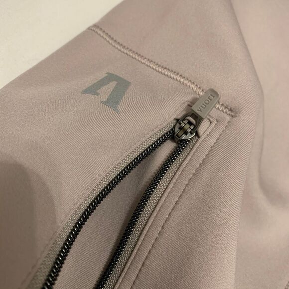 Vuori Evolve Zipped Legging high rise ankle pewter Sz S - Picture 8 of 9